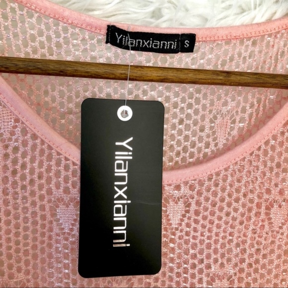 💎 Sweetheart & fringes groove crop top blouse - Picture 5 of 8